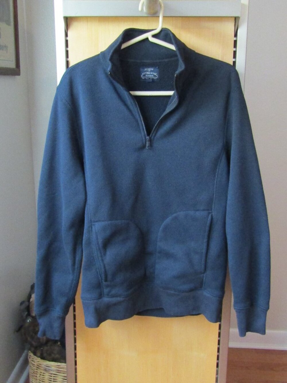 J Crew Authentic Fleece Half Zip Pullover
